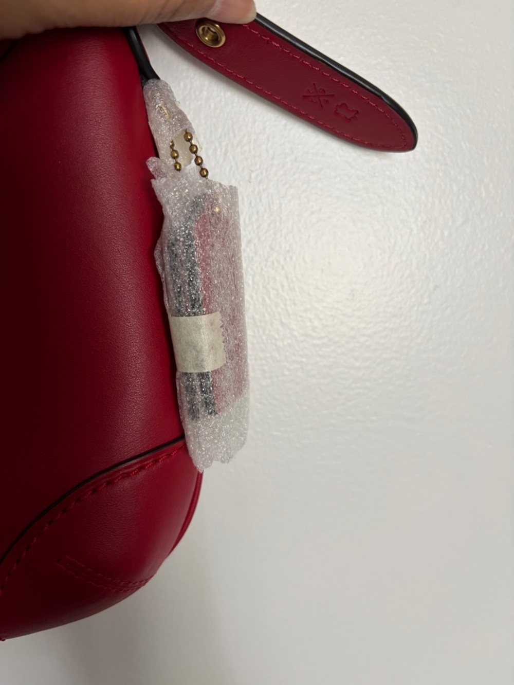 Coach Hamptons Hobo - Red NWT - Picture 4 of 11